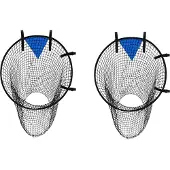INF Trainingsnet voor voetbaldoelen 2-pack Black