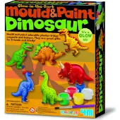 4M Creatieve workshop: Modelleren en beschilderen – Dinosaurs die in het donker oplichten