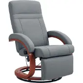 HOMCOM -Relaxsessel-Polyester-86L x 68B x 100H cm-Grau