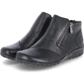 Rieker Boots 'Stiefel Damen L466301 Kunststoff (Synthetik) in schwarz' grijs