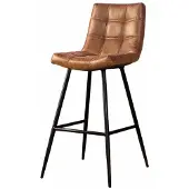 Tower Living Barstoel Navarra Stof Cognac