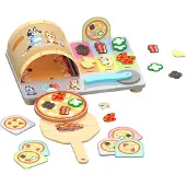 Bluey Pizza Set (249-245) Figure Veelkleurig Kinderen