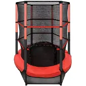 ElixPro Kinder Trampoline zwart - Met veiligheidsnet - Trampoline 140 cm