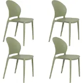 Housecraft living tuinstoel Sjoerd (set van 4)
