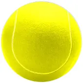 HOT Sports + Toys Tennisbal - Opblaasbaar - 23 cm - Geel