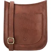 Hide & Stitches Crossbody Schoudertas Jura Bruin