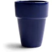 Boerenbont Boerenblauw Melkbeker 0,25L d.blauw 6st blauw Aardewerk Beker