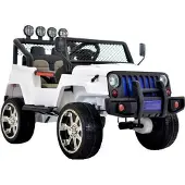 Wisam Elektrische kinderauto, model S2388, Jeep, wit, 4x4, 45W