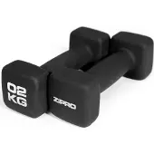 Zipro Halter 2x2kg - Neopren Dumbbell - Stabiele Zeshoekige Vorm - Duurzaam en Comfortabel - Halter Gewicht voor Fitness - Hand Gewichten - Veelzijdig en Betrouwbaar voor Krachttraining