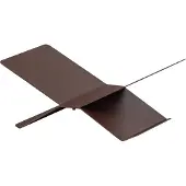 Woood Brook Boekenstandaard Liggend - Metaal - Donkerbruin - 12x29x17 cm