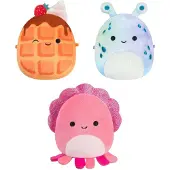 Squishmallows Pluche speelgoed Micromallows 6,5 cm 3 pack Auggie Weaver Zinx.