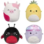 Squishmallows Micromallows pluche 6,5 cm 4 stuks set 3