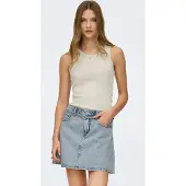 ONLY Top 'ONLVal' stone grey