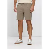 Profuomo straight fit short met bandplooien