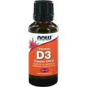 Now Vitamine D3 druppels 25 mcg 30 ml