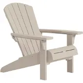 Keter Troy Adirondack Tuinstoel - 81x93x96,5cm - Soft Beige