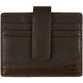 Camel active Leren Kaarthoes Stone Card Wallet Brown Donkerbruin