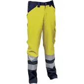 Cofra 10008312311425 Heren veiligheidswerkbroek ENCKE, oranje, maat S