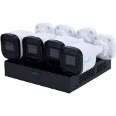 UNIARCH netwerkcamera set 4x IP-camera en 8 kanalen PoE NVR