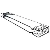 Prometal Traversbalk voor plank met haak - 600 mm