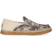 HeyDude Instapper Men Harbor Lo Loafer Espadrille Bone White / Multi-Schoenmaat 45