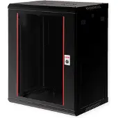 Roline 19-inch wandbehuizing Basic Plus 15U, 600x450 BxD zwart