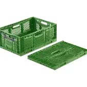 Westfalia Opvouwbare doos 40x30x18cm opengewerkt groen