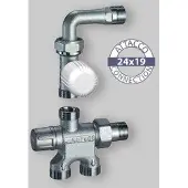 FAR Set thermostaatkraan met vergrendeling, monoblok, "Grt", 1/2" - 24X19