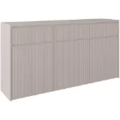 Selsey Vemmi – Dressoir 3-deurs, 3 laden, Kasjmier, 155 cm