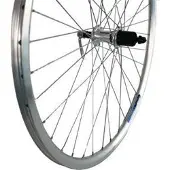 Roland achterwiel 28 uitval cass 8v Alu V-profil zilver