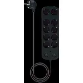 ISY Ips-9120-b Stekkerdoos Met 10 Stopcontacten 2 M