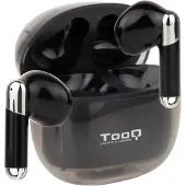 TooQ Onyx, Draadloos, Gesprekken/muziek, 20 - 20000 Hz, Koptelefoon met microfoon, Zwart, Chroom