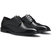 BOSS In Italië vervaardigde leren derbyschoenen met neusdetail Maat 41.5