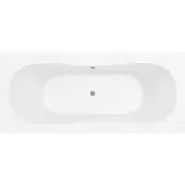 Allibert Ligbad Edena Duo Round -180x80cm - Mat Wit