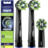 Oral-B CrossAction Zwart Opzetborstels - 2 stuks