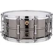 Ludwig LB417KT 14" x 6.5" Hammered Black Beauty Snare Drum Tube Lugs