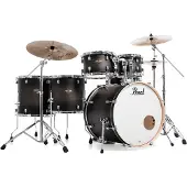 Pearl Decade Maple 22" 6-Delig Ketelpakket met Hardware Satin Black Burst