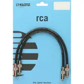 Klotz ALP006 Supreme RCA-kabel met goudplated contacten 0,6 meter