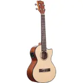 Kala Solid Spruce Top Mahogany Tenor elektrisch-akoestische ukelele met gigbag