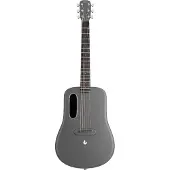Lava Music ME 4 Carbon 38" Space Grey elektrisch-akoestische smart westerngitaar met Airflow Bag