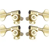 Grover 145G Titan Electric Bass Machine Heads,2+2, Gold basgitaar stemmechanieken