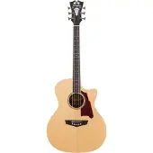 D'angelico Premier Gramercy Natural elektrisch-akoestische westerngitaar