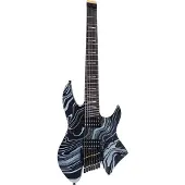Sire Larry Carlton X6 7-String Headless Black Swirl elektrische gitaar