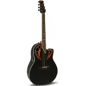 Ovation Elektro-Akoestische Gitaar Standard Elite Deep Contour Cutaway Black