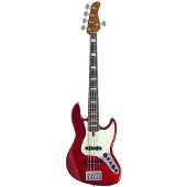 Sire Marcus Miller V7 New Gen 5-String Candy Apple Red elektrische basgitaar
