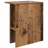 vidaXL Salontafel Oud hout 40 x 30 x 49 cm Bewerkt hout