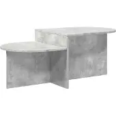 vidaXL Salontafel Betongrijs 100 x 50 x 40 cm Bewerkt hout