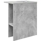 vidaXL Salontafel Betongrijs 40 x 30 x 49 cm Bewerkt hout