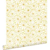 ESTAhome behang madeliefjes pastel geel - 0.53 x 10.05 m - 132006