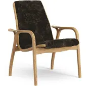 Swedese Laminett Fauteuil Eik geolied / schapenvacht Espresso (bruin)